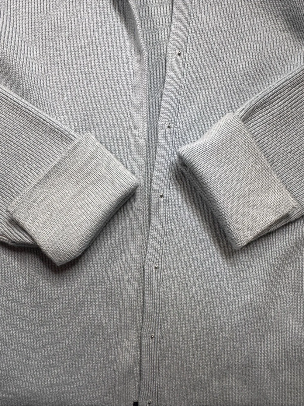 Banana Republic VTG Y2K Cardigan Medium Italian Merino Snap Button Collared